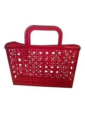 Red Old Navy Jelly Tote Bag